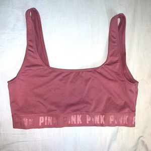 MAUVE PINK SPORTS BRA